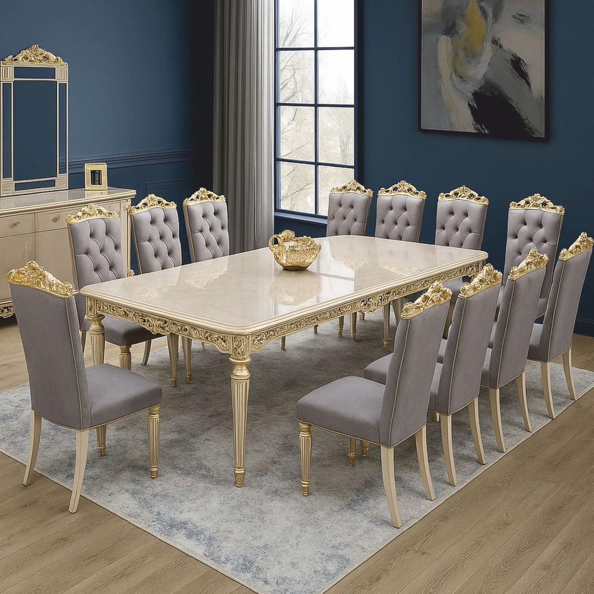 Luxus Barock Esszimmer Set