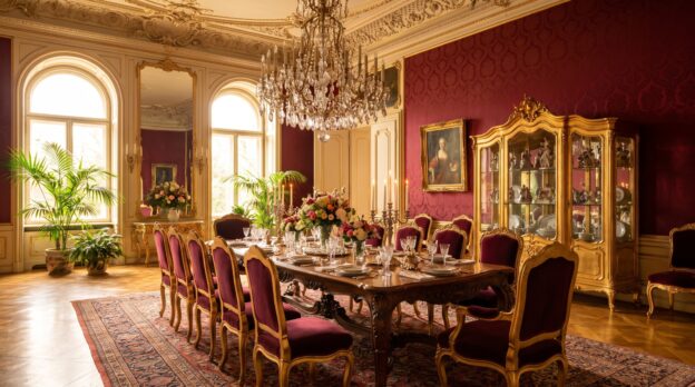 Die Tafel als Bühne: Ein Esszimmer im Barockstil für große Abende